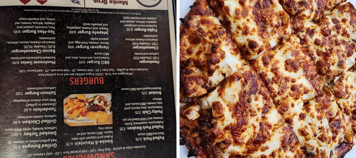Smoke-E's Bar & Grill Menu